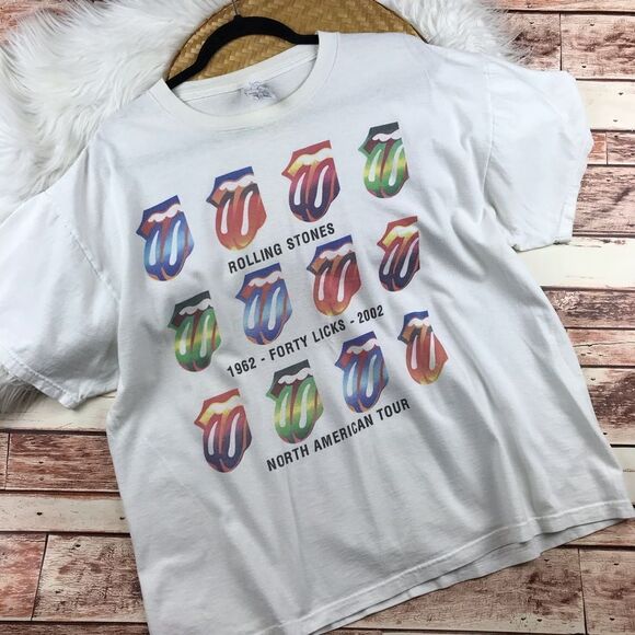 Vintage The‎ Rolling Stones forty licks tour tee - Picture 1 of 6